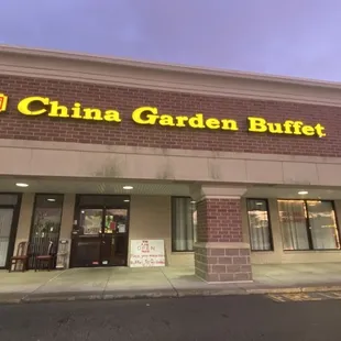 the front of the restaurant