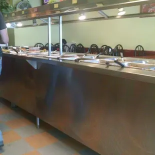 Small buffet but yummy.