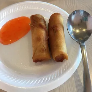 Appetizer egg rolls (very small)