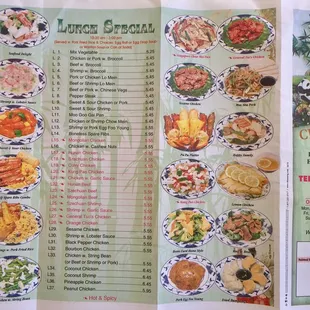 Menu - Lunch Specials