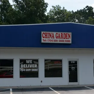 the front of the store