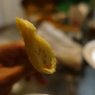 Inside of Crab Rangoon