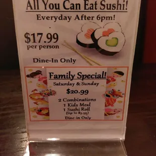 sushi and sashimi