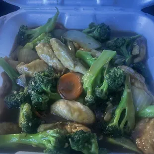 Chicken and Broccoli