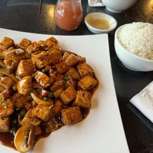 Tofu Szechuan style