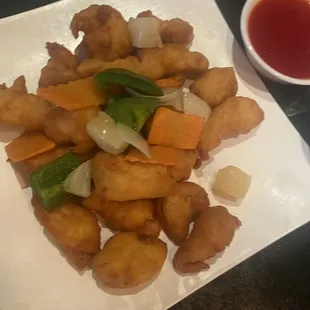 Sweet and sour chicken