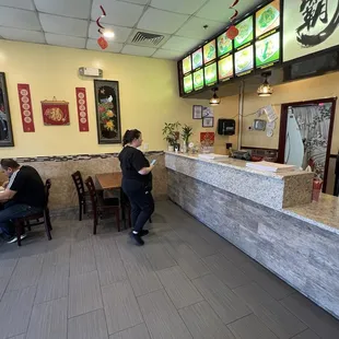 China Garden is not large. Only 4 tables with 4 chairs each. Most people order other online.