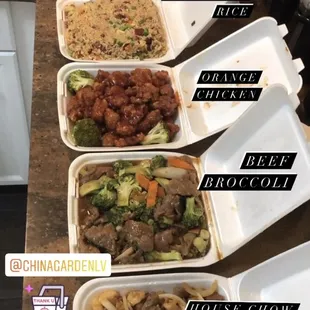 Family Dinner A w/ 2 additional sides (House Chow Fun &amp; Eggplant with Tofu)