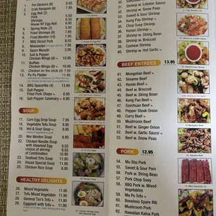 Menu as of 07/25/2024