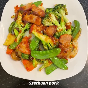 Szechuan pork