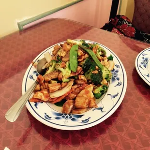 Chicken and vegetables