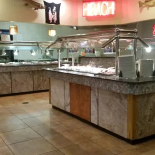 4 tables of buffet!  Bargain, Quality and service.  Need I mention price?