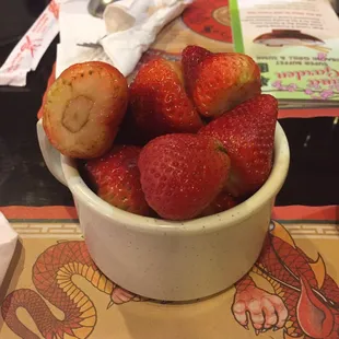 Strawberries, lots!!