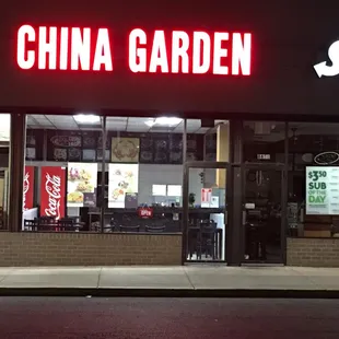 outside