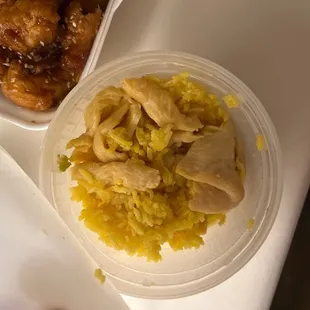 14. Chicken Rice Soup  C14. Sesame Chicken Combination