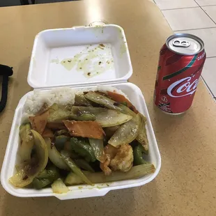 The shrimp and vegetables are Yummy! And the price is very good ! Best place to choose.