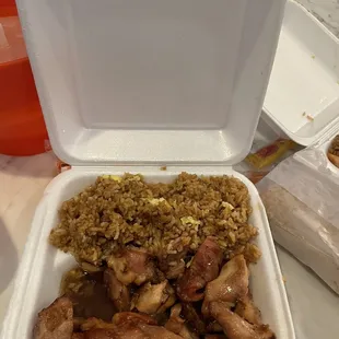 L18. Bourbon Chicken Lunch