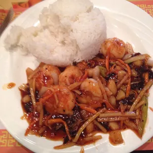 Shrimp in garlic sauce