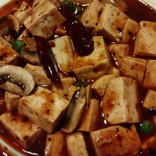 bean curd szechuan style - vegetarian 3.5