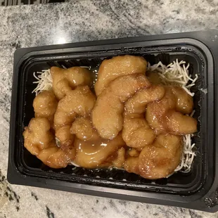 Honey crispy shrimp