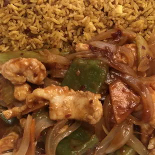 Szechuan Chicken closeup!