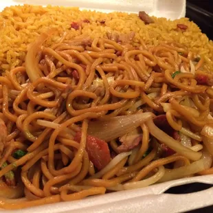 Pork Li mein combo dinner