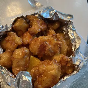 Orange chicken Togo and so good!
