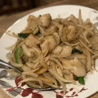 Fish Fillet w/ Ginger and Scallion