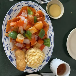 4. Sweet and Sour Chicken Lunch Special