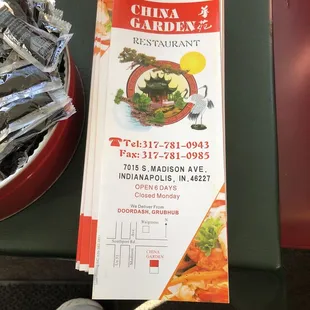 Pick up station for to go orders