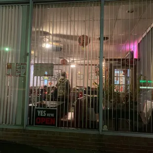 the outside of the restaurant
