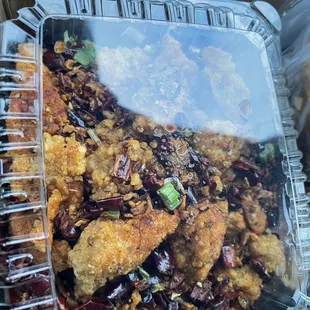 Firecracker 10. Chicken with Explosive Peppers