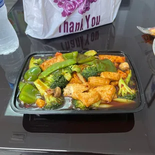 Tofu with Garlic sauce