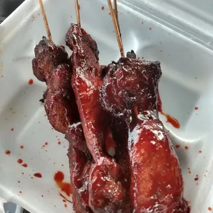 Chicken teriyaki sticks