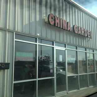 the front of the store