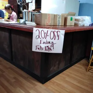 Hurry up. Just opened 21 days ago.