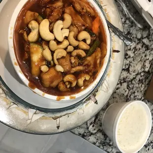 67. Chicken with Cashew Nuts