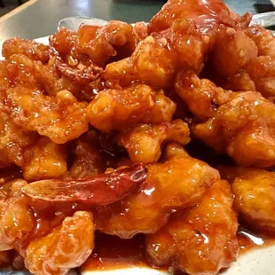 4. General Tso Chicken  closeup