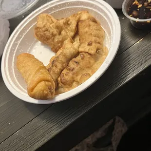 Fried dumpling Egg Roll
