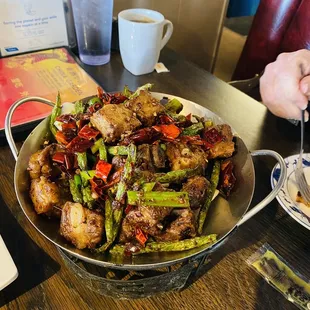 Dried pot ribs.