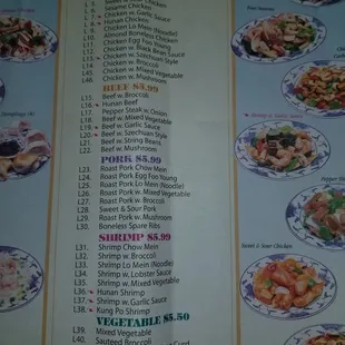 Menu Page 1