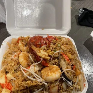 Seafood rice