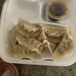 Steamed dumplings