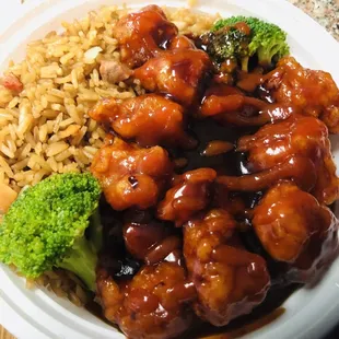 General chicken lunch special