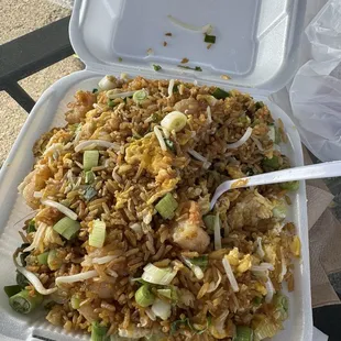 Shrimp fried rice