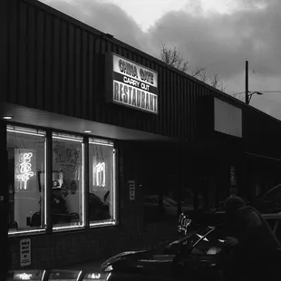 A shot taken outside