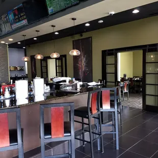 Dining rooms off the lounge