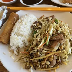 My Mu Shu Pork Lunch