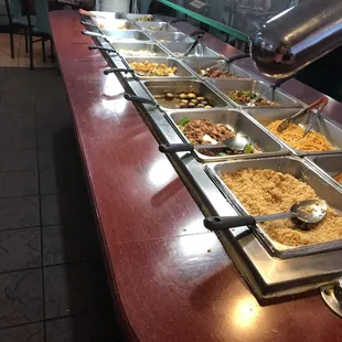 a variety of food items