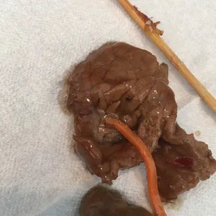 There was a bug in the food. Lady didn't seem to care or not understand english